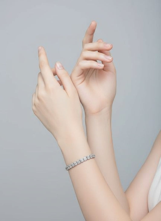 Elegant Crystal Tennis Bracelet